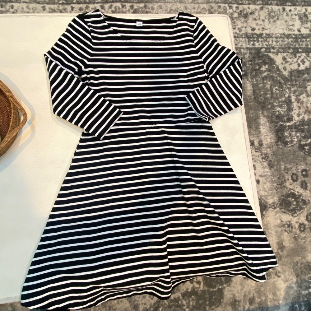 Old navy striped skater dress